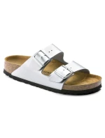 Dámske žabky Birkenstock Arizona Birko-Flor Silver regular width (1012282)