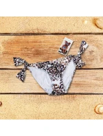 Spodný diel plaviek BA907 hnedo-biely - Selmark Spodný diel plaviek BA907 hnedo-biely - Selmark