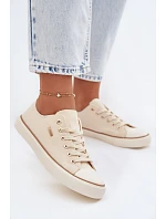 Dámske nízke tenisky Big Star TT274773 Beige Dámske nízke tenisky Big Star TT274773 Beige