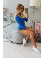 Body s potlačou pištole nevädzovej modrej farby