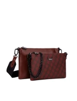 Dámska dvojitá kabelka Vuch Clasie MN Wine Dámska dvojitá kabelka Vuch Clasie MN Wine