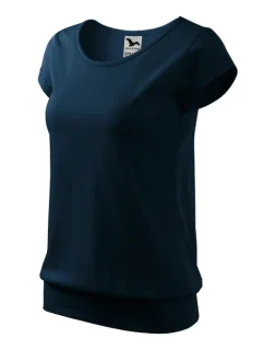 Mestské tričko dámske tmavomodré