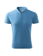Pánske tričko Pique Polo azure blue