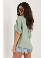 Košeľa s krátkym rukávom model 226470 Taliansko Moda