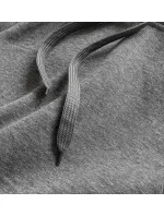 Tmavosivá dlhá tepláková mikina (YS10005-5)