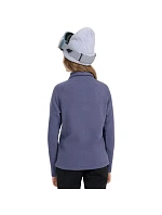 Dievčenská fleecová mikina 4F F060 tmavomodrá 4FJWAW25UFLEF060 31S