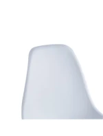 ŠKANDINÁVSKE STOLIČKY MATRACE BIELE SADA 2 KS