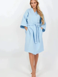 Modrý dámsky župan - Momenti Per Me