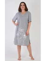 Dámska nočná košeľa s krátkym rukávom Leona