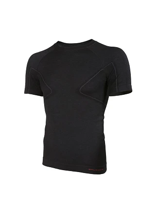 Vlnené termo tričko Brubeck Active Black - SS11710 Vlnené termo tričko Brubeck Active Black - SS11710