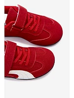Detská športová obuv na suchý zips Red Perrin Detská športová obuv na suchý zips Red Perrin
