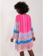 DHJ SK N8524 Šaty.14X tmavoružová