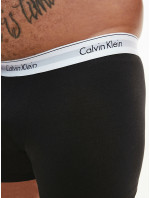 Pánske trenírky Plus Size 3 Pack Trunks Modern Cotton 000NB3377A001 čierna - Calvin Klein