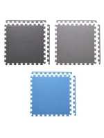 Multipack One Fitness puzzle mat MP10 modro-šedá 9 kusov 10 mm