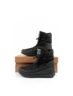 Easy Way zimné topánky snehové topánky dámske zateplené módne čierne dámske