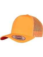 Flexfit 6506 5-panelová retro truckerová čiapka 55.6506 neónovo oranžová Flexfit 6506 5-panelová retro truckerová čiapka 55.6506 neónovo oranžová