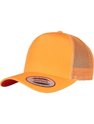 Flexfit 6506 5-panelová retro truckerová čiapka 55.6506 neónovo oranžová Flexfit 6506 5-panelová retro truckerová čiapka 55.6506 neónovo oranžová