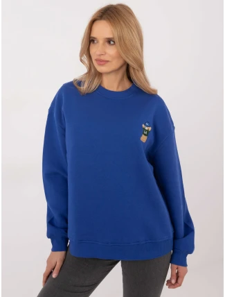 Blúzka CLM BL 1283.19X kobaltovo modrá