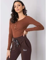 Blúzka RV BZ 6065.80P tmavohnedá Blúzka RV BZ 6065.80P tmavohnedá