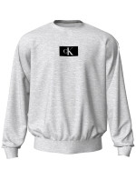 Pánska mikina Lounge Sweatshirt CK96 000NM2415EP7A šedá - Calvin Klein