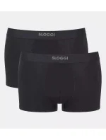 Pánske boxerky EVER Ease Hipster 2P - BLACK - black 0004 - SLOGGI Pánske boxerky EVER Ease Hipster 2P - BLACK - black 0004 - SLOGGI