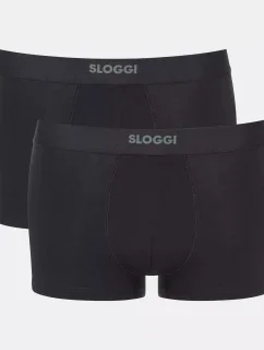 Pánske boxerky EVER Ease Hipster 2P - BLACK - black 0004 - SLOGGI