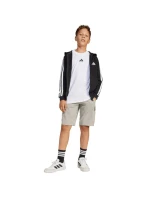 Detská mikina adidas Essentials Full-Zip čierno-biela JD6494