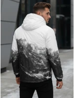 Pánska zimná lyžiarska bunda čierna FashionStreet TX5124 Pánska zimná lyžiarska bunda čierna FashionStreet TX5124