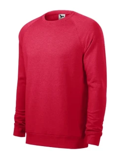 Zlúčenie mikina pánske červené zvýraznenia