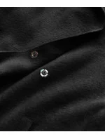 Dlhý čierny prehoz cez oblečenie s kapucňou (B6010-1) Dlhý čierny prehoz cez oblečenie s kapucňou (B6010-1)