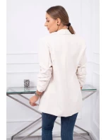 Bunda s klopami elegantná svetlo béžová Bunda s klopami elegantná svetlo béžová