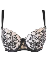 Podprsenka V-10801 béžovo-čierna - Axami