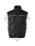 Pánska pracovná vesta Ranger ebony grey