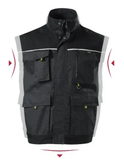 Pánska pracovná vesta Ranger ebony grey