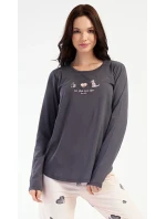 Dámske dlhé pyžamo Cat Dámske dlhé pyžamo Cat