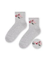 Vzorované netlačiace ponožky Steven art.099 35-40 Vzorované netlačiace ponožky Steven art.099 35-40