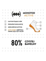 Monotox Basics členkové ponožky Active Cushion Black 2-Pack SKS20ZKWB Monotox Basics členkové ponožky Active Cushion Black 2-Pack SKS20ZKWB