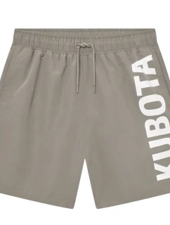 Pánske šedé plavecké šortky Kubota K25SS-204-003-22-1