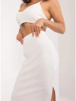 Dámska sukňa LK SD 509624.48 Ecru - Lakerta Dámska sukňa LK SD 509624.48 Ecru - Lakerta