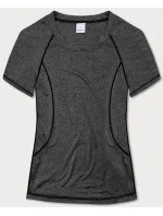 Dámske športové tričko T-shirt v grafitovej farbe (A-2158) Dámske športové tričko T-shirt v grafitovej farbe (A-2158)