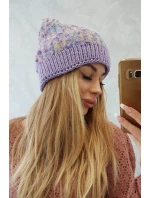 Bublinková čiapočka K219 fialová