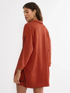 Letné oblečenie Boyfriend Shirt 01 - HAUTE ORANGE - TRIUMPH HAUTE ORANGE - TRIUMPH