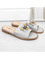 S.Barski W OLI262B žabky so strieborným zirkónom S.Barski W OLI262B žabky so strieborným zirkónom