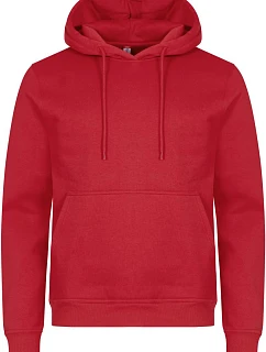 Clique Miami Hoody Unisex mikina s kapucňou 67.1031 červená