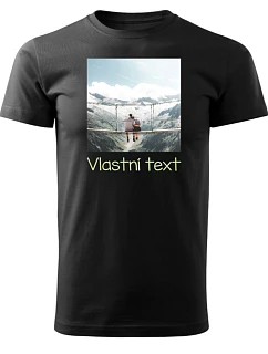 Personalizované pánské tričko s fotografií