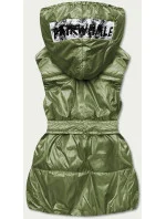 Zelená dámska oversize vesta (KA-016)