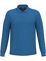Kariban K 243 Pánske polo s dlhým rukávom z piqué 20.K243 svetlo kráľovská modrá Kariban K 243 Pánske polo s dlhým rukávom z piqué 20.K243 svetlo kráľovská modrá