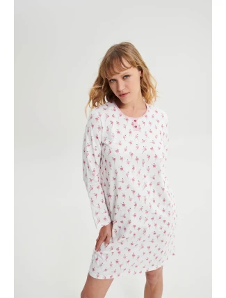 Vamp - Nočná košeľa s dlhým rukávom 19453 - Vamp Vamp - Nočná košeľa s dlhým rukávom 19453 - Vamp