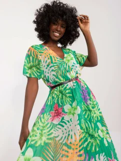 Šaty DHJ SK 13162 3.90 zelená