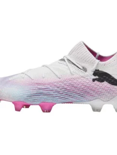 Pánske kopačky Future 7 Ultimate FG/AG M 107599 01 White with pink - Puma